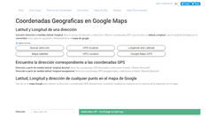Desktop Screenshot of coordenadas-gps.com