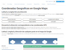 Tablet Screenshot of coordenadas-gps.com
